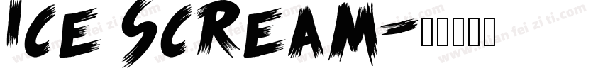 Ice Scream字体转换
